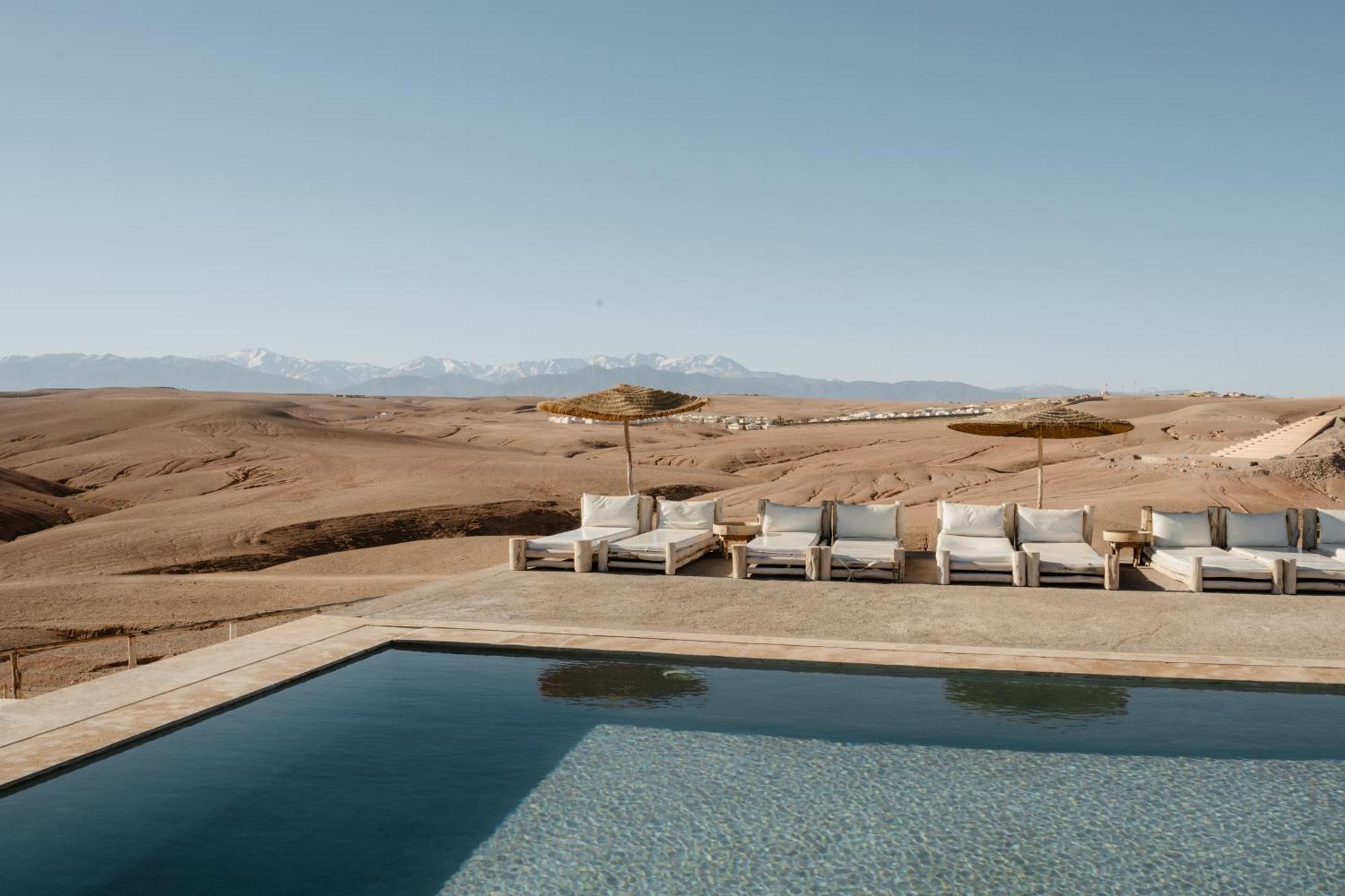 Alkamar Camp Agafay Hotel El Karia ภายนอก รูปภาพ